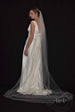 Sheer Cathedral Veil with Pencil Edge - WeddingVeil.com