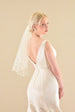 Small Wedding Veil with 1/8" Satin Ribbon Edge - WeddingVeil.com