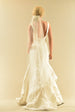 Floor Length Angel Cut Veil with Rhinestone Edge - WeddingVeil.com