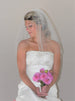Sparkly Shoulder Length Veil with Swarovski Crystals - WeddingVeil.com