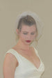 Tulle Birdcage Veil with Pearls - WeddingVeil.com