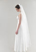Waltz Length Veil with Pencil Edge - WeddingVeil.com